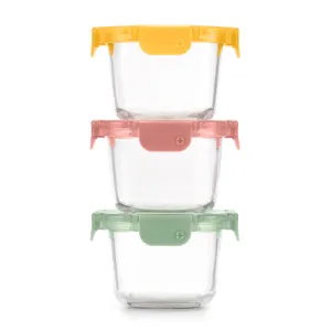 Color Lock® Glass 2 Cup Round 6pc Set