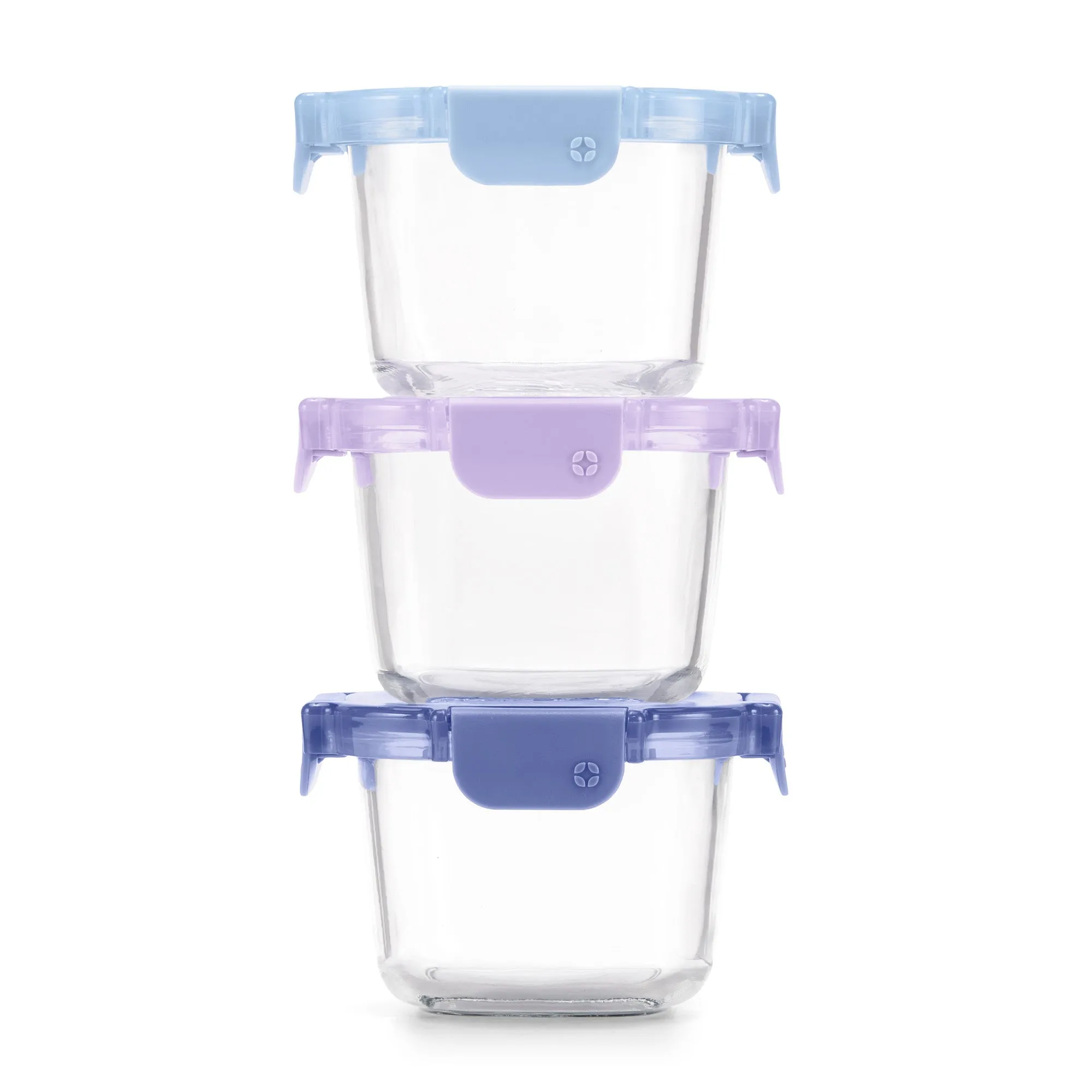 Color Lock® Glass 2 Cup Round 6pc Set