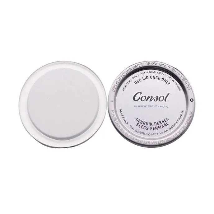 Consol Preserve Jar Lid Domes for 250ml Jar 5pack 27133