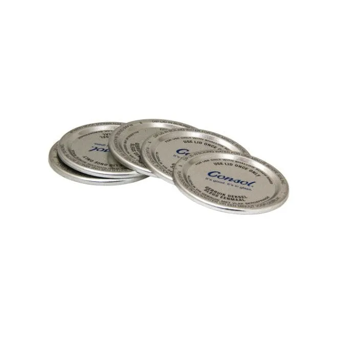 Consol Preserve Jar Lid Domes for 250ml Jar 5pack 27133