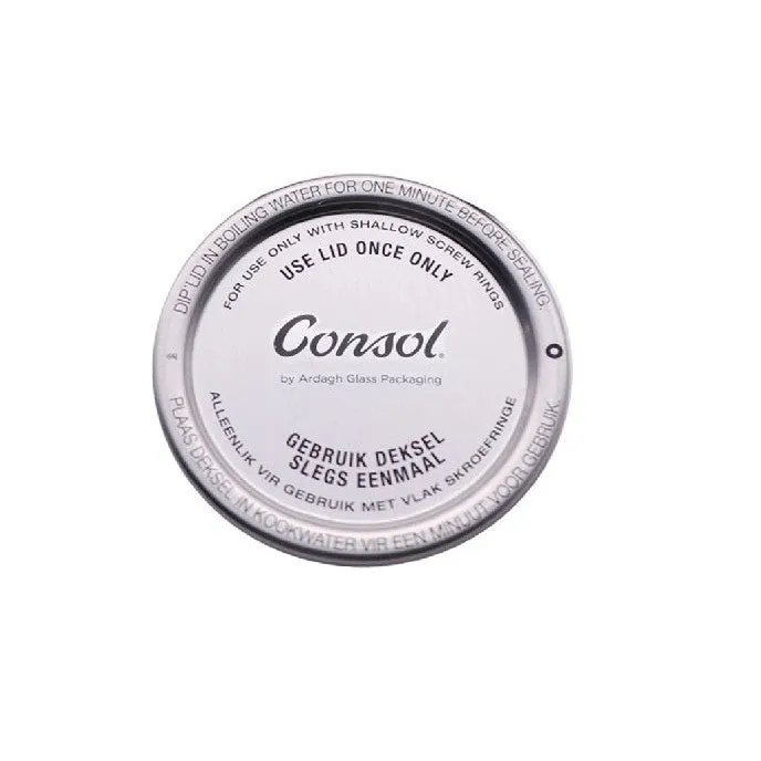 Consol Preserve Jar Lid Domes for 250ml Jar 5pack 27133