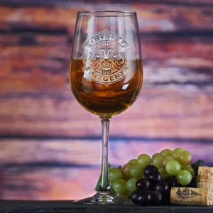 Corporate Logo Engraved Branded Wine Glasses