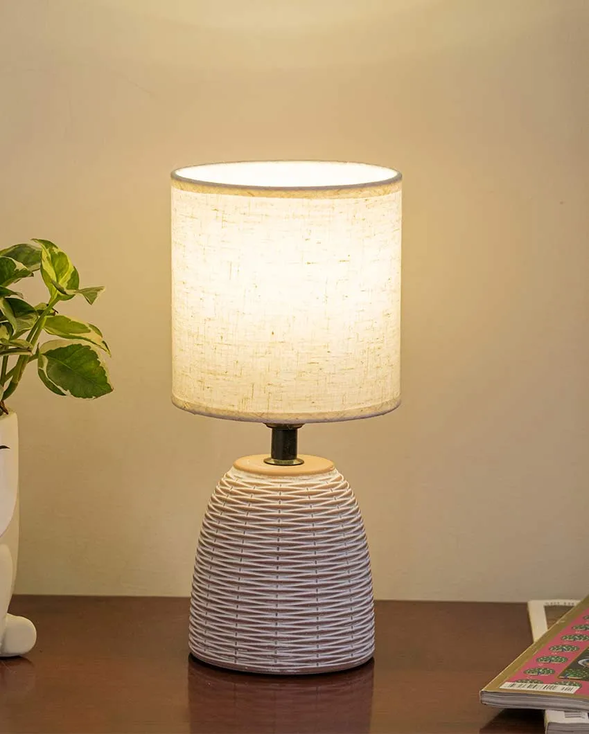 Cottage Terracotta Soft Shade Table Lamp | 4 x 11 inches