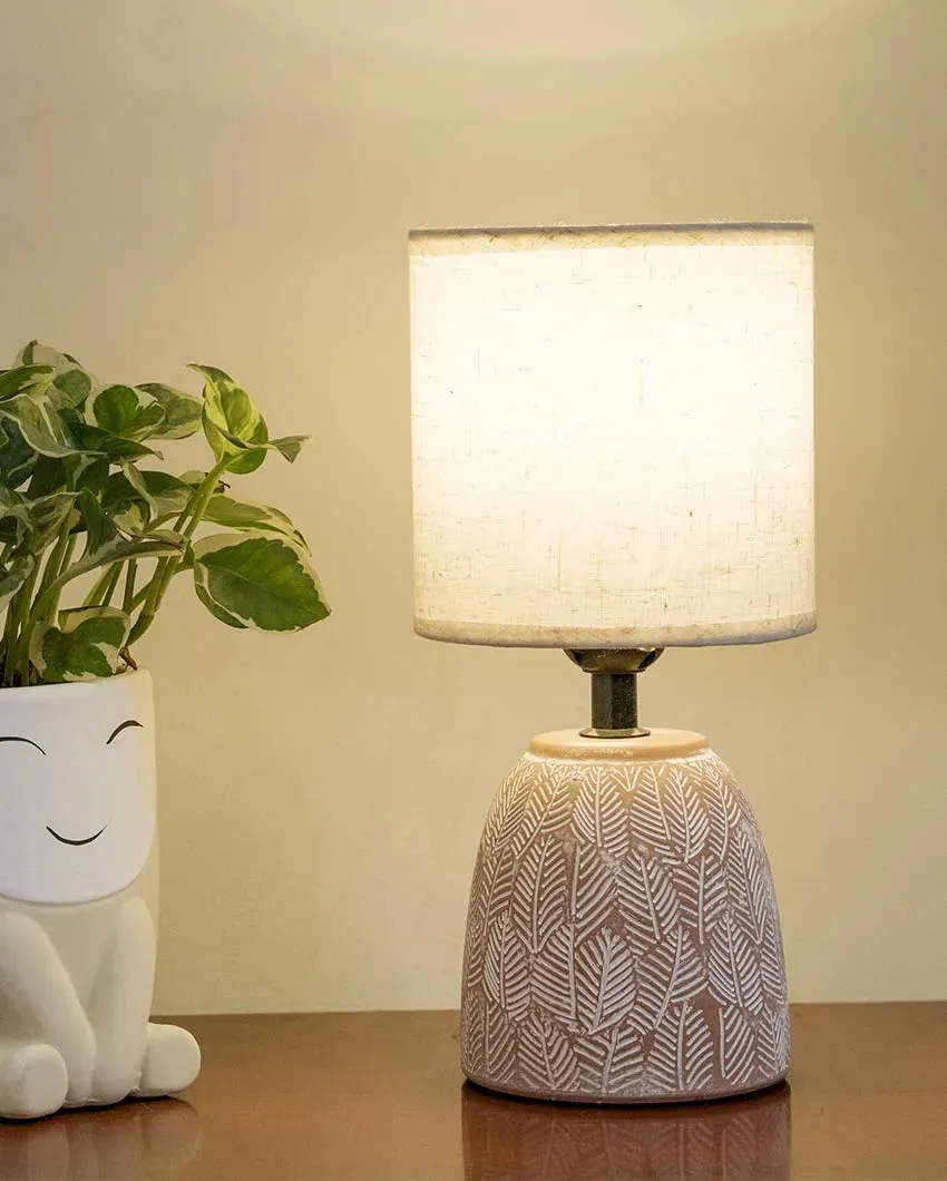 Cottage Terracotta Soft Shade Table Lamp | 4 x 11 inches