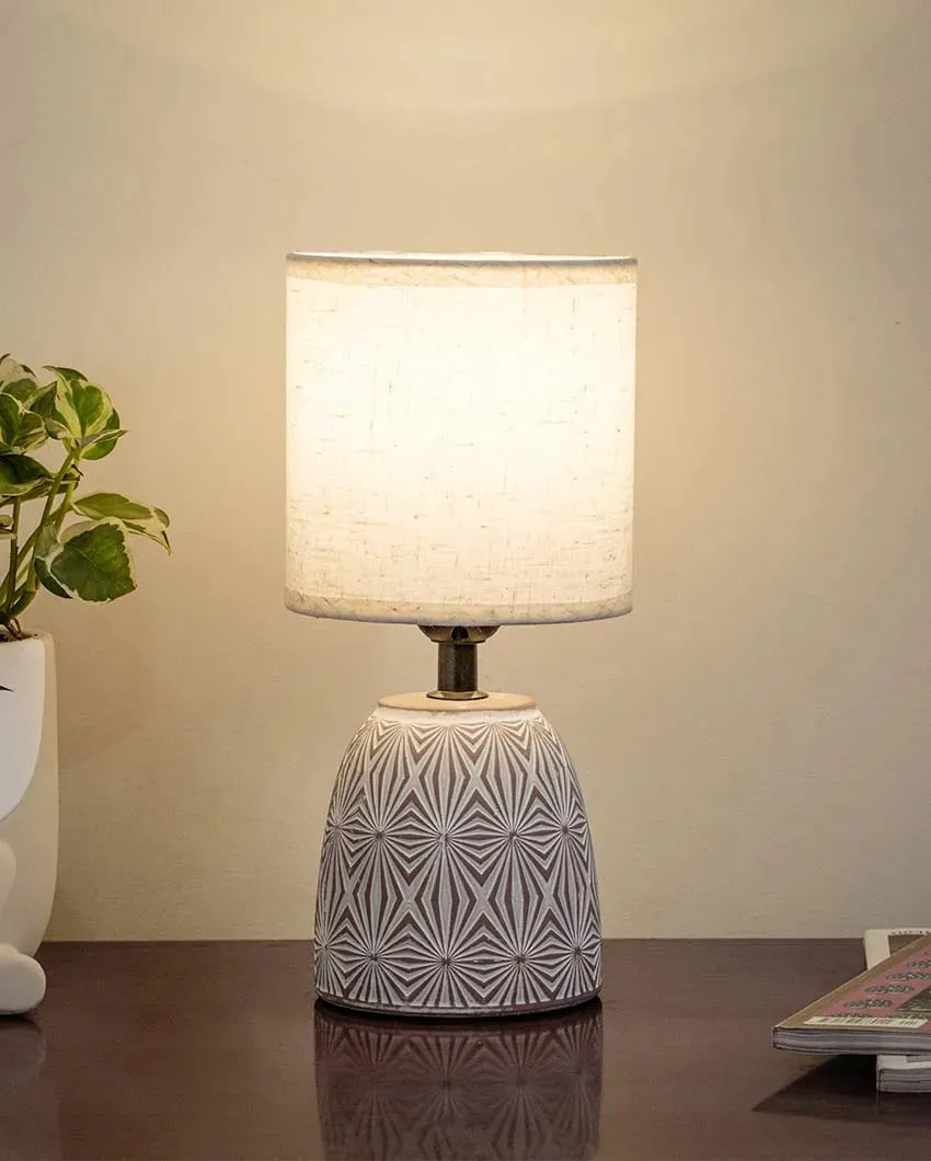 Cottage Terracotta Soft Shade Table Lamp | 4 x 11 inches