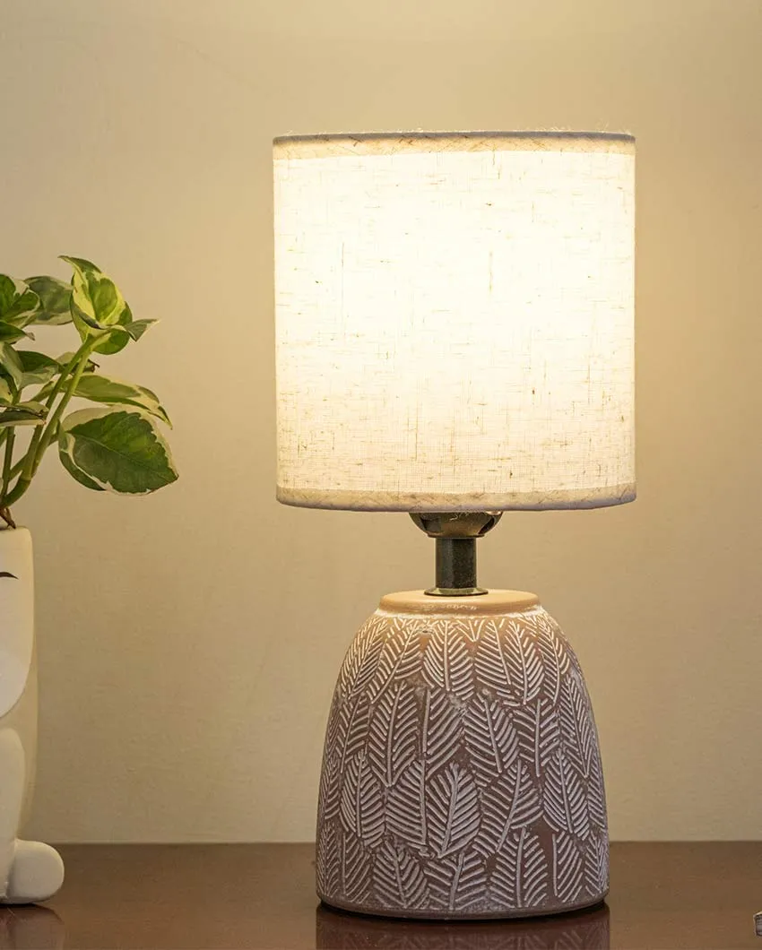 Cottage Terracotta Soft Shade Table Lamp | 4 x 11 inches