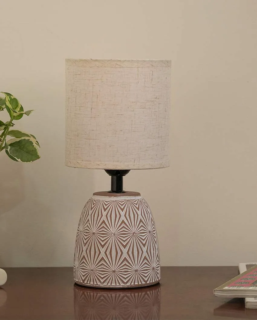 Cottage Terracotta Soft Shade Table Lamp | 4 x 11 inches