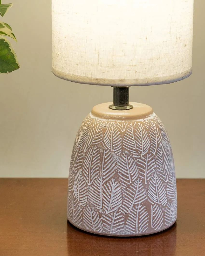 Cottage Terracotta Soft Shade Table Lamp | 4 x 11 inches