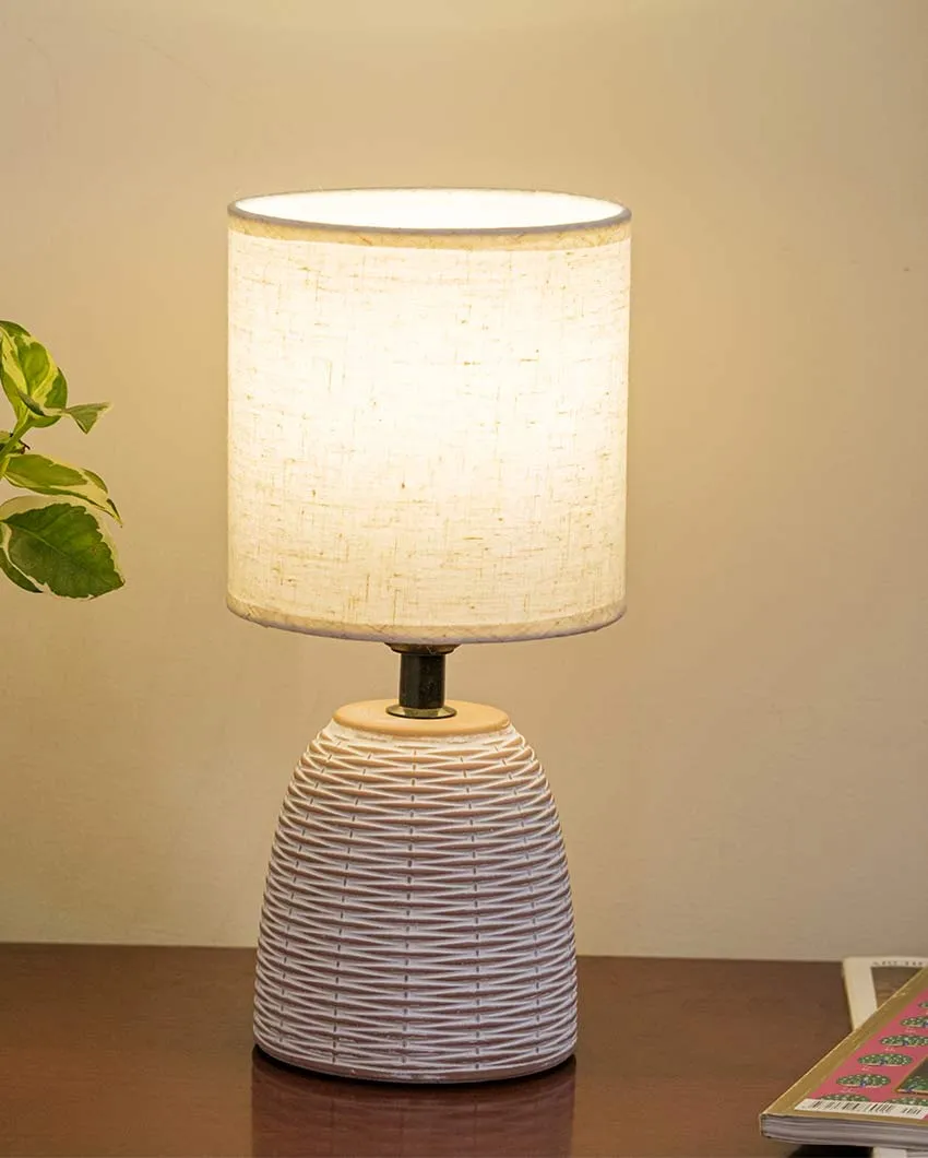 Cottage Terracotta Soft Shade Table Lamp | 4 x 11 inches
