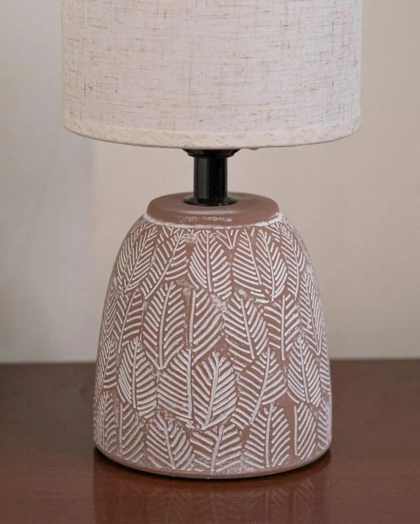 Cottage Terracotta Soft Shade Table Lamp | 4 x 11 inches