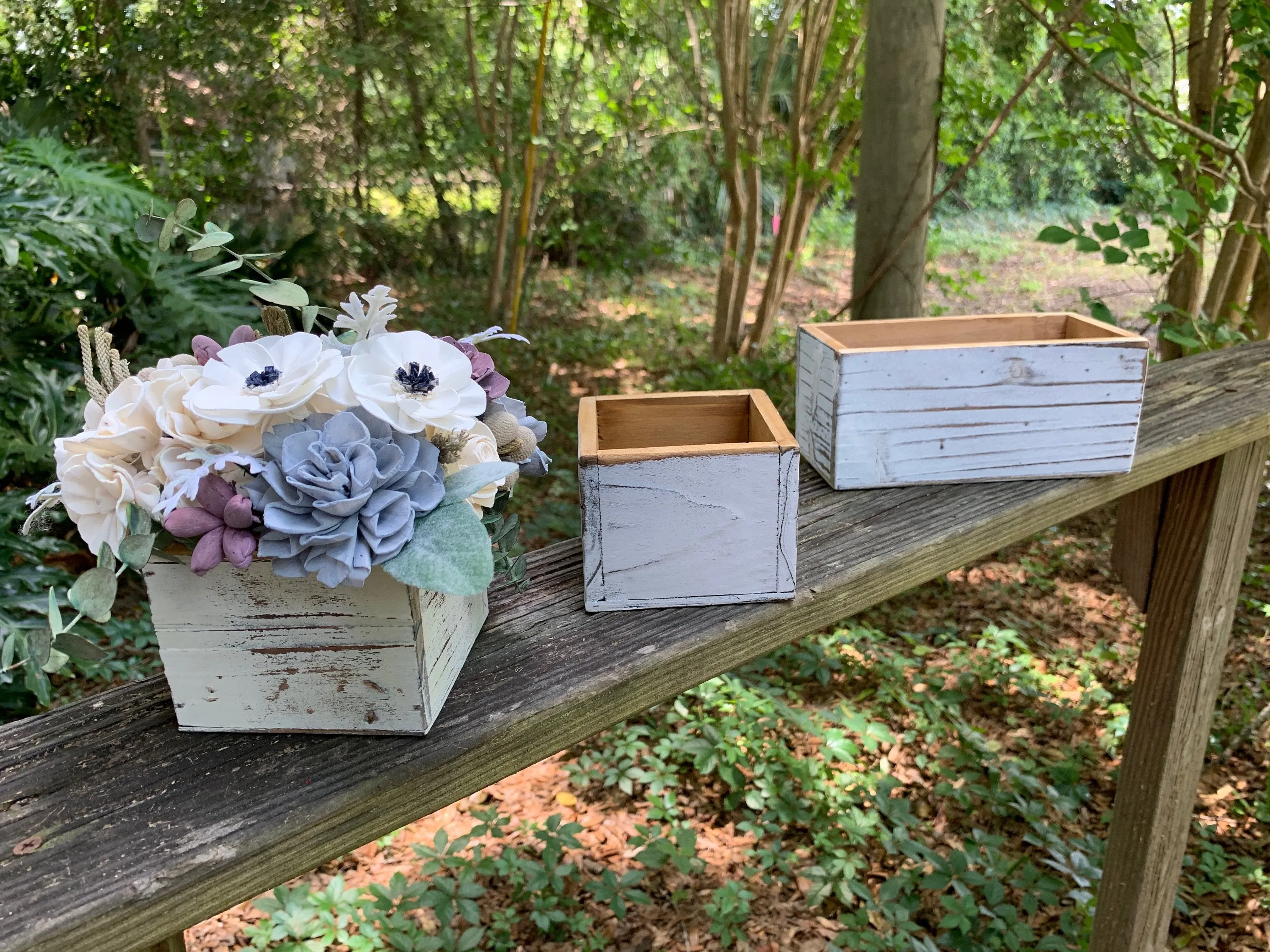 CREATE YOUR OWN - Custom Wood Flower Centerpiece