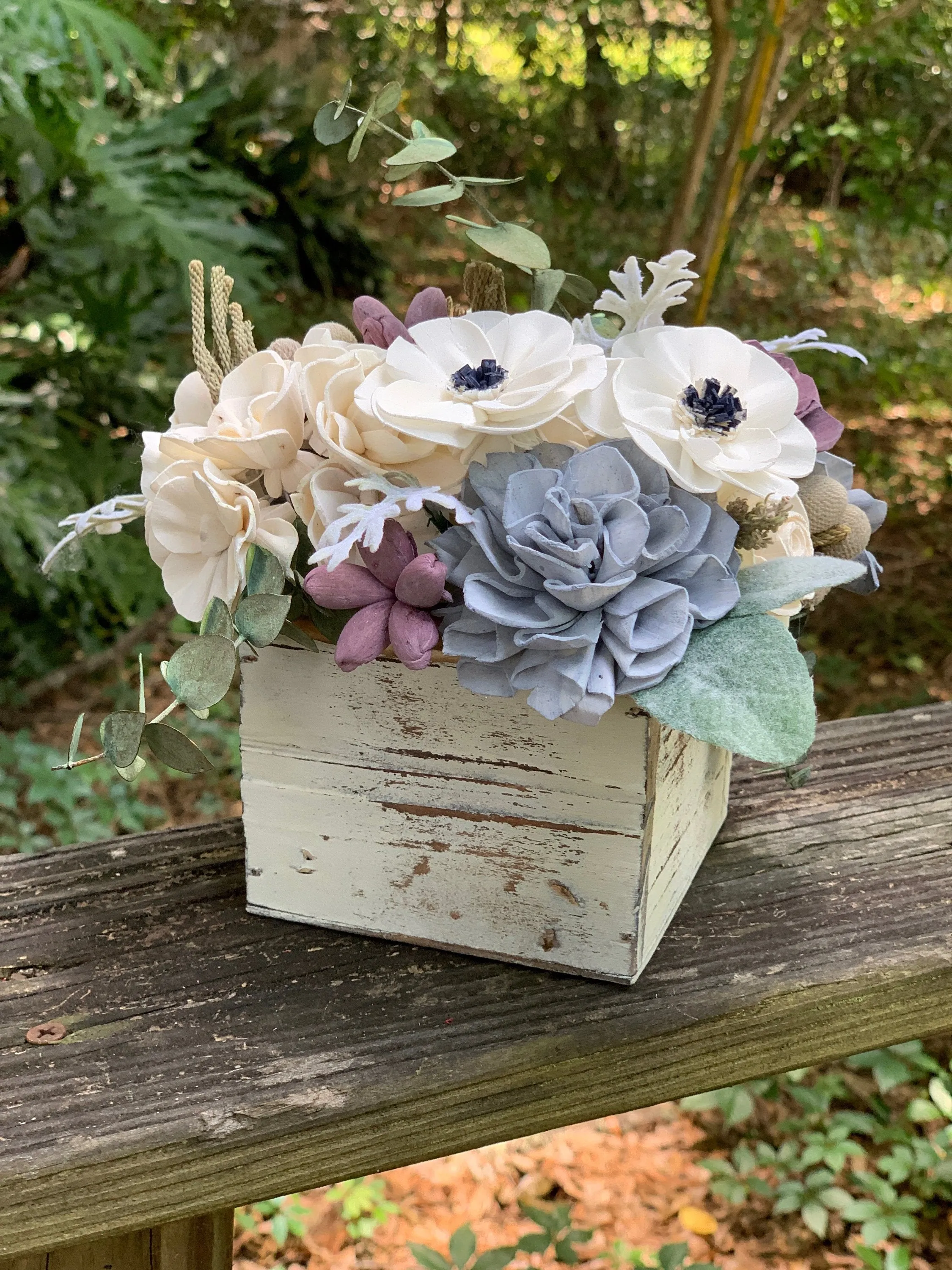 CREATE YOUR OWN - Custom Wood Flower Centerpiece