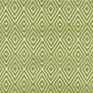 Dash & Albert Diamond Sprout/White Indoor/Outdoor Rug