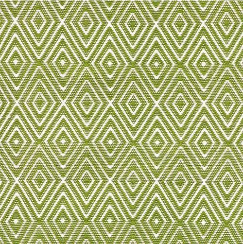 Dash & Albert Diamond Sprout/White Indoor/Outdoor Rug