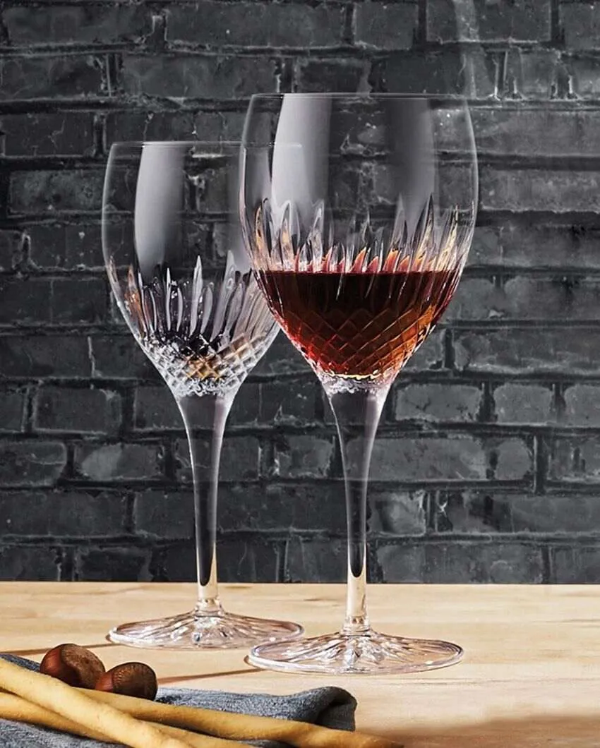 Diamante Riesling Wine Glasses | Set Of 4