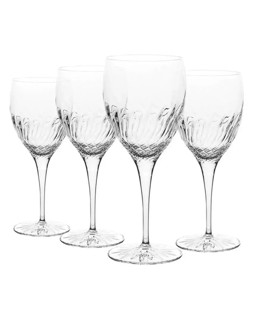 Diamante Riesling Wine Glasses | Set Of 4