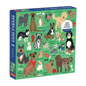 Doodle Dog And Other Mixed Breeds 500 Piece Family Puzzle