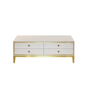 Double Coated Wooden Luxury Coffee Table