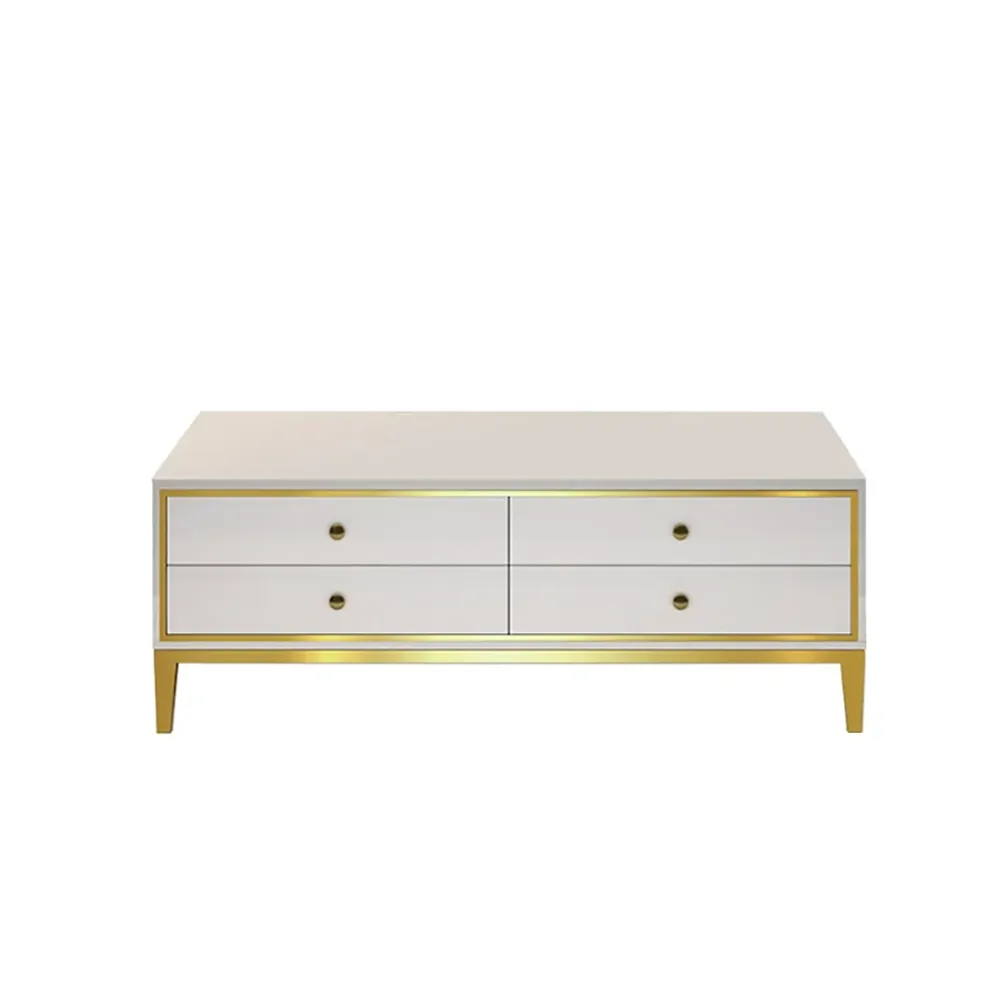 Double Coated Wooden Luxury Coffee Table