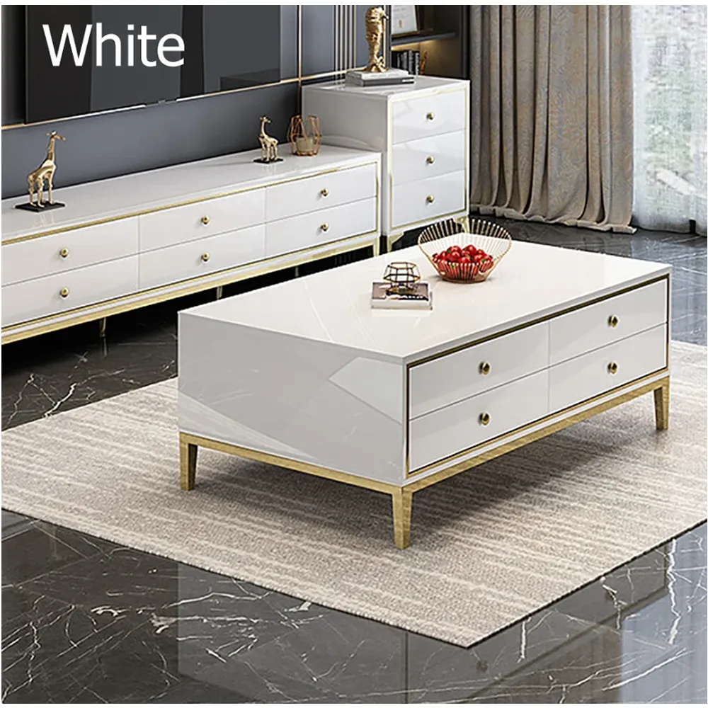 Double Coated Wooden Luxury Coffee Table
