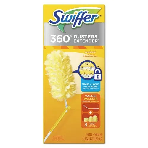 Duster - Swiffer® 360° Duster Kit w/ Extendable Handle - 36" (Case of 6), PGC82074