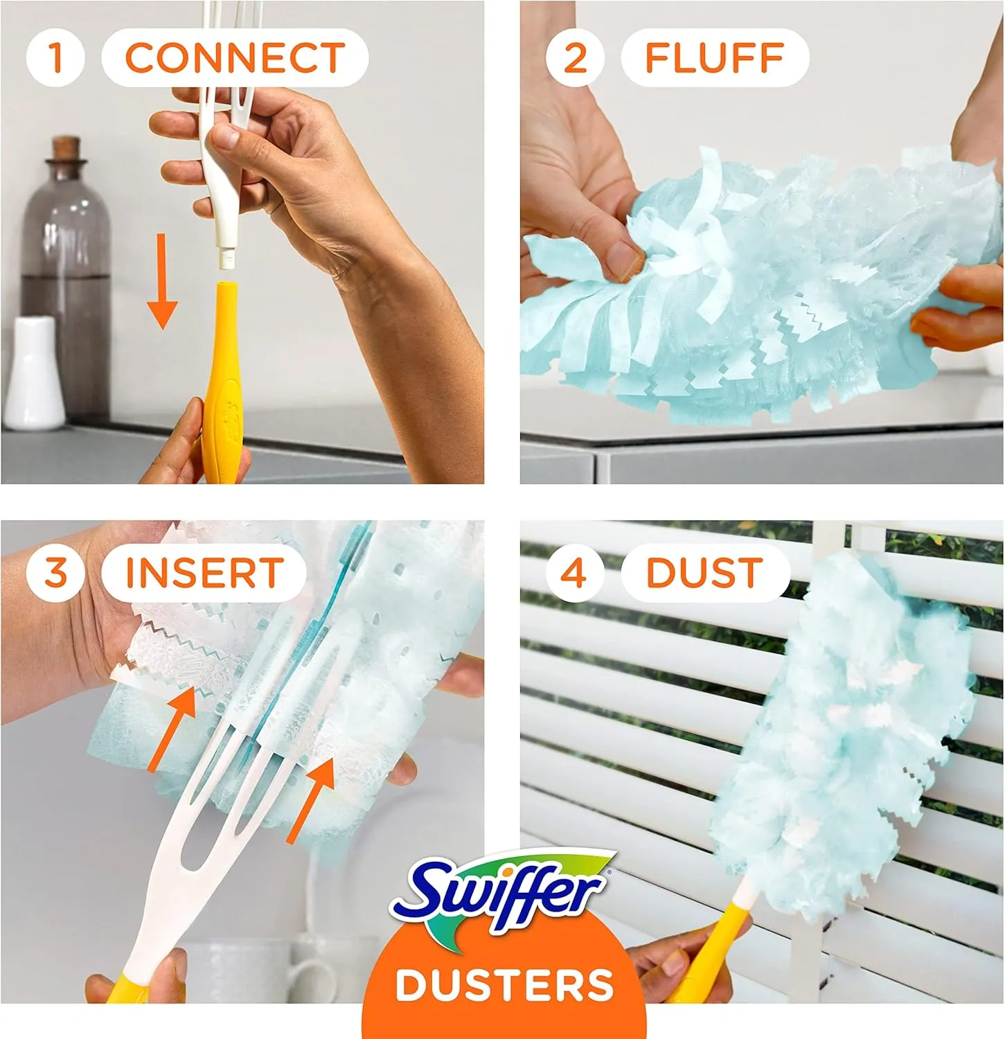 Duster - Swiffer® Unscented Hand Duster Starter Kit (Box of 5), 456084