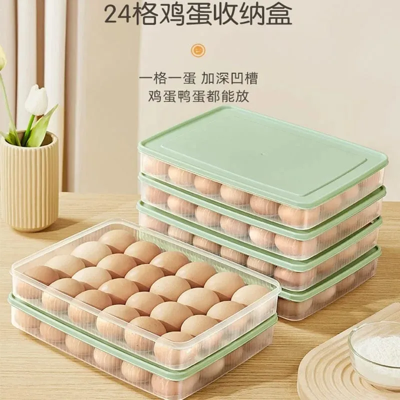 Egg Storage Box With Lid