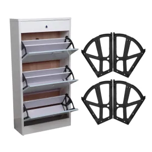 essential ANGGREK Shoes Cabinet Hinges,Furniture Fittings,4Pcs/Set Home Furniture Shoes Drawer Cabinet Hinge Flip Plate Frame Turning Rack Accessory