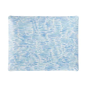 Fabric Tray Large Arles Blue