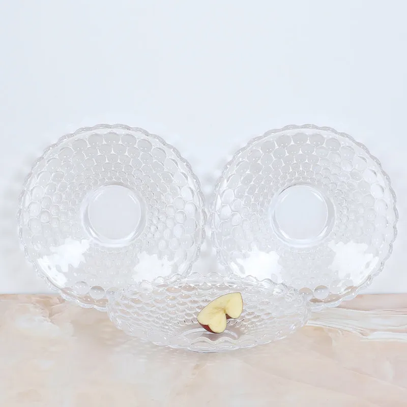 Firouz Glass Platter - Set Of Three