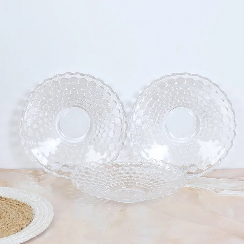 Firouz Glass Platter - Set Of Three