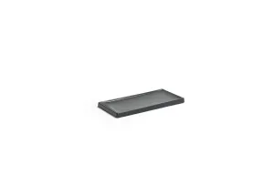 FOH Stoneware Tray, Black, 8.5" x 4", 12 ct