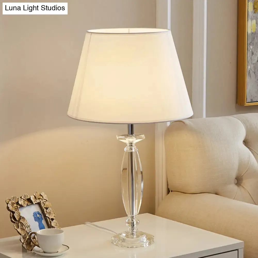 Francesca - White/Flaxen/Coffee Table Lamp