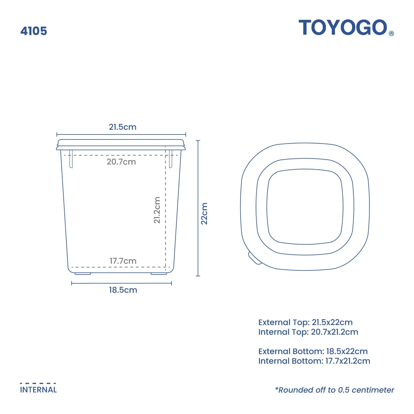 FRESH SQ HIGH BOX (4105)