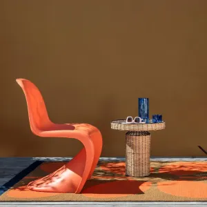 Giant Sixties Stem Outdoor Rug - Tomato