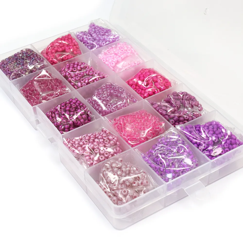 Glass Seed Bead Box Bundle - 6