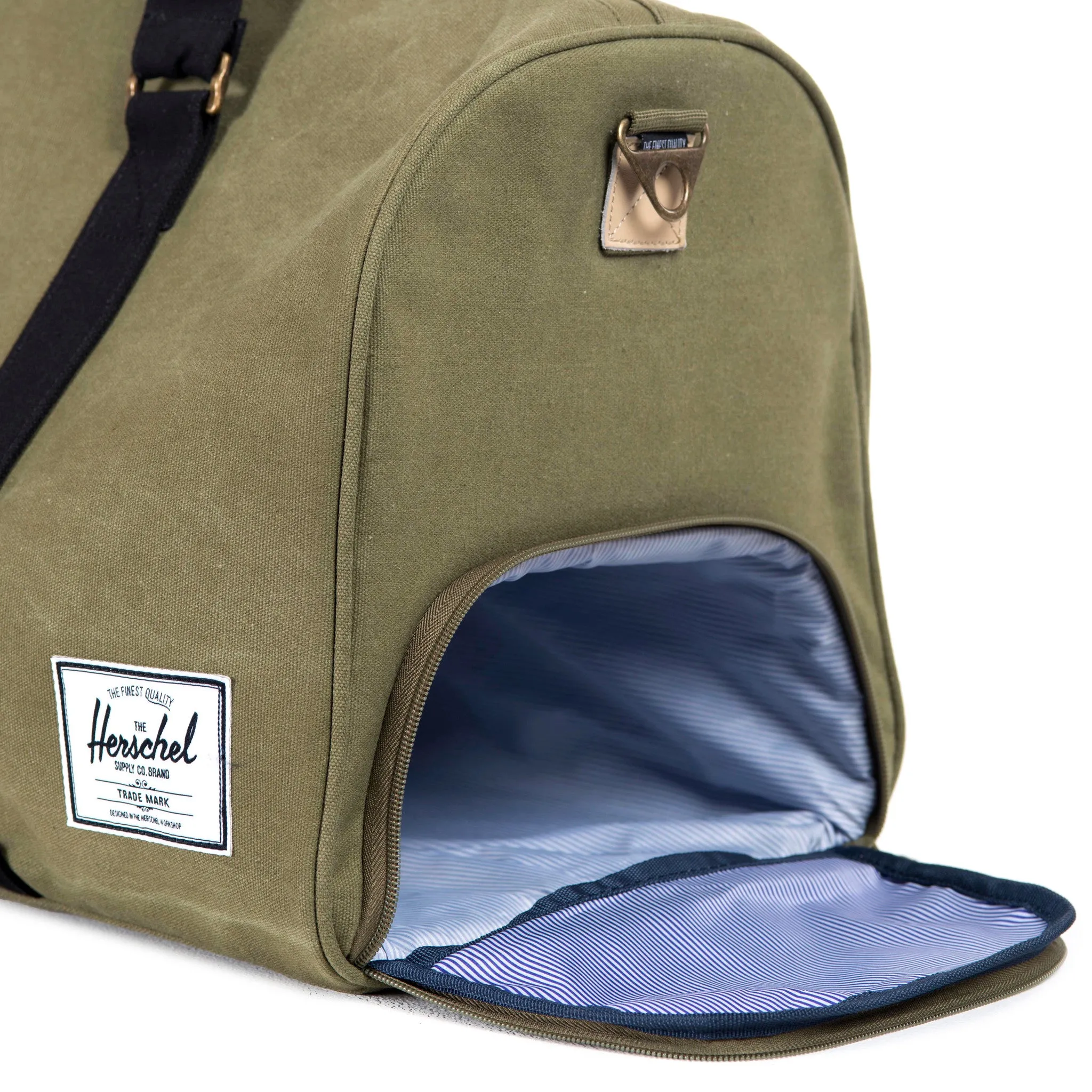 Herschel Supply Novel Canvas Duffel Bag - Washed Army