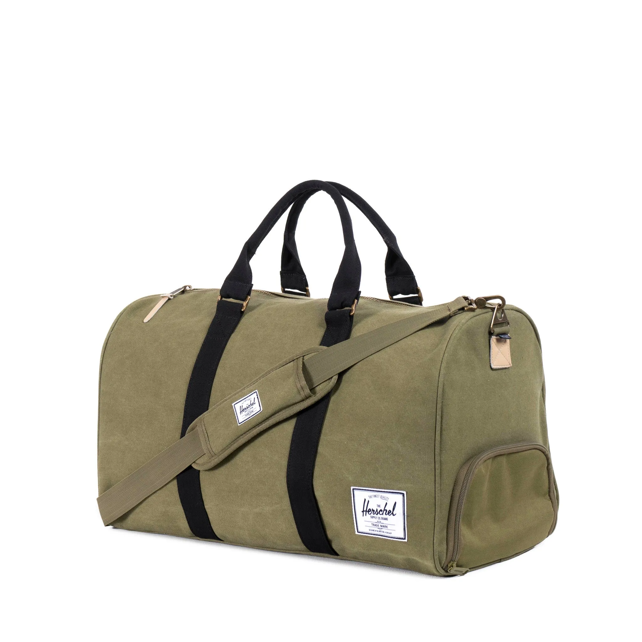 Herschel Supply Novel Canvas Duffel Bag - Washed Army