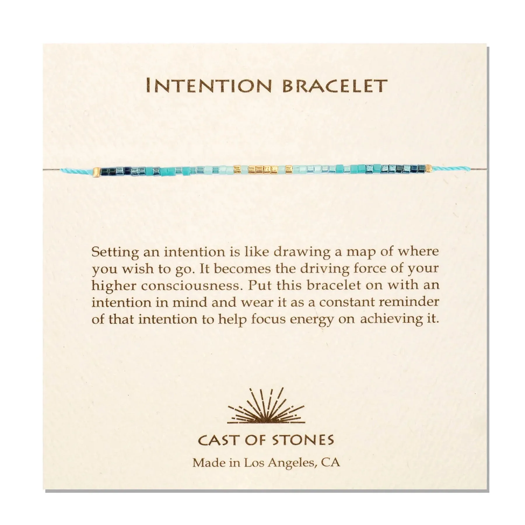 Intention Bracelet - Radiant Aqua