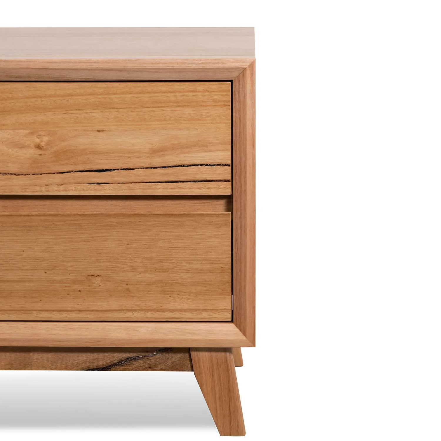 Jevan Bedside Table - Messmate