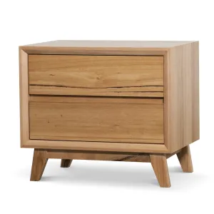 Jevan Bedside Table - Messmate