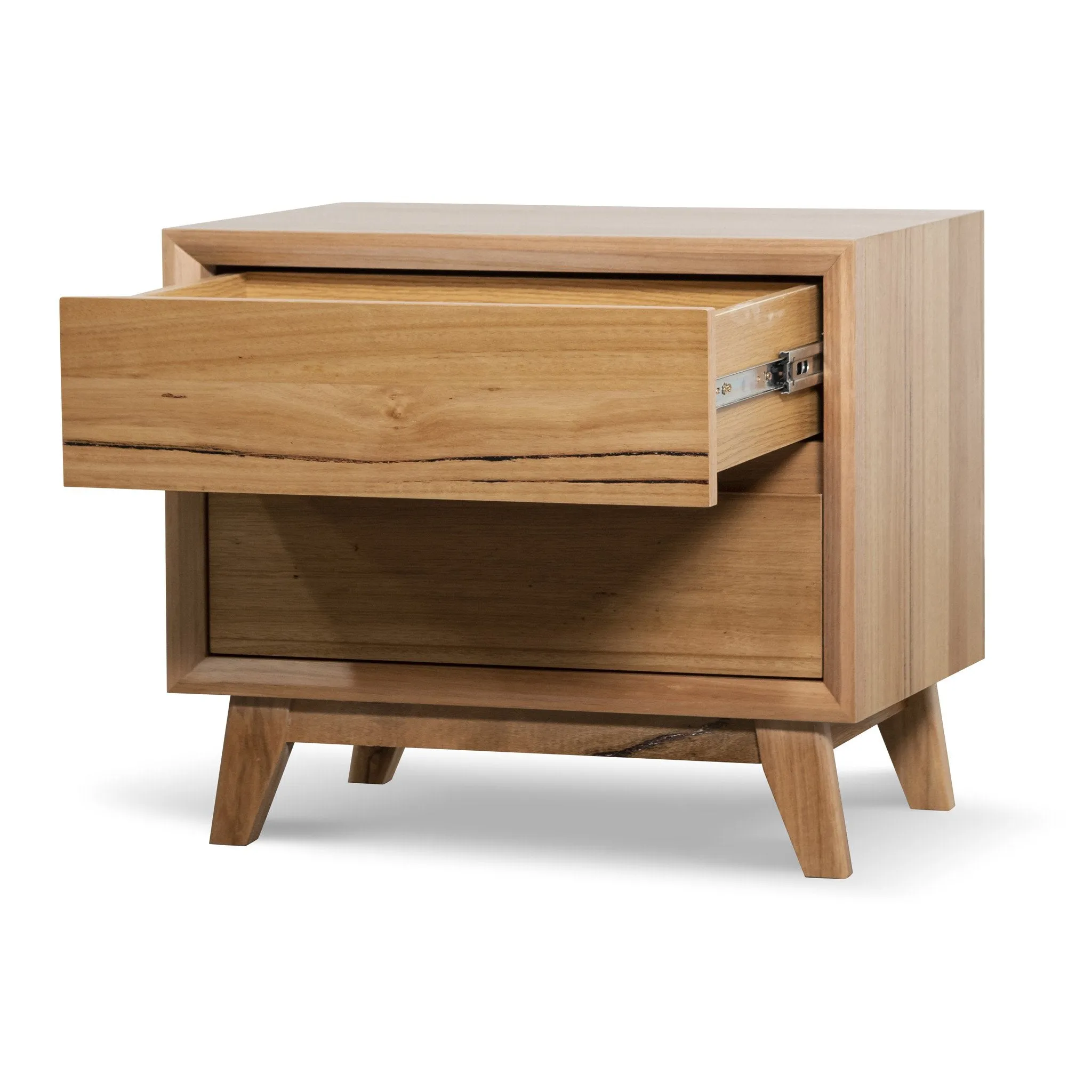 Jevan Bedside Table - Messmate