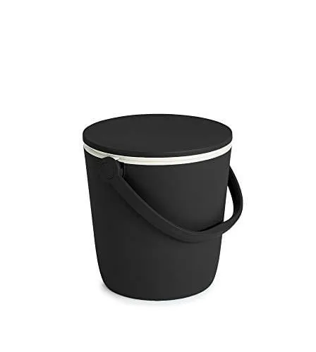 Keter Go Bar 4.2 Gallon Beer and Wine Cooler with Handle and Pop Up Outdoor Table Perfect for Your Patio, Picnic, and Beach Accessories, Graphite