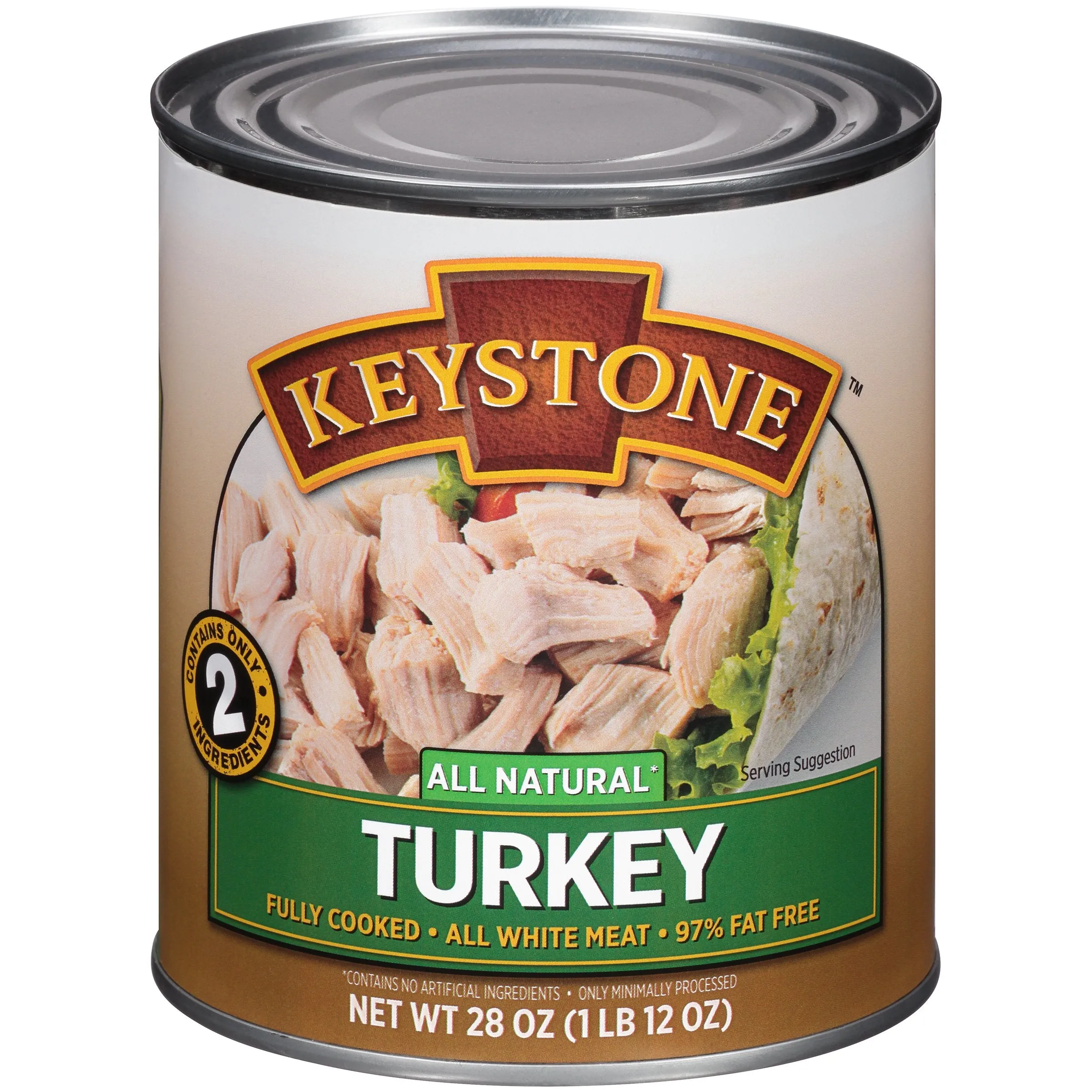 Keystone Meats All-Natural Turkey 28 oz - 5 Cans