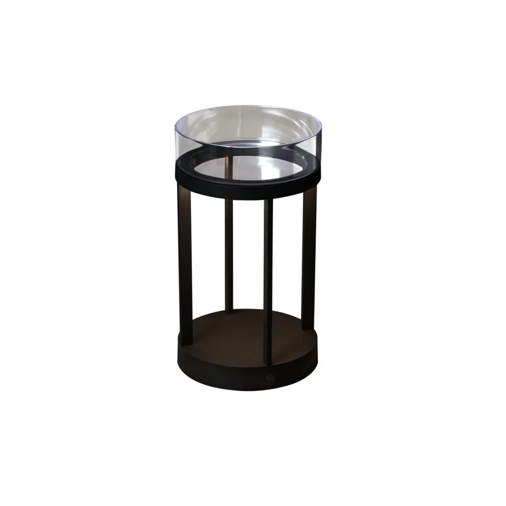 Konstsmide Chieti Outdoor USB Rechargeable Table Lamp Black