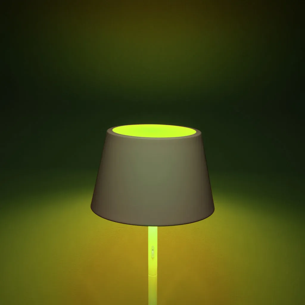 Konstsmide Pomezia Outdoor Colour Changing Floor Lamp White