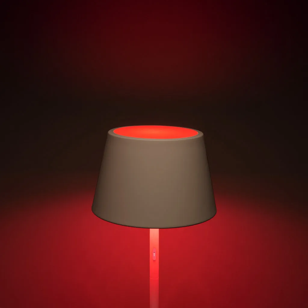 Konstsmide Pomezia Outdoor Colour Changing Floor Lamp White