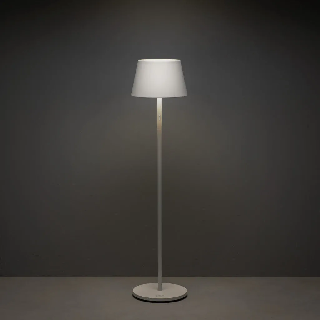 Konstsmide Pomezia Outdoor Colour Changing Floor Lamp White