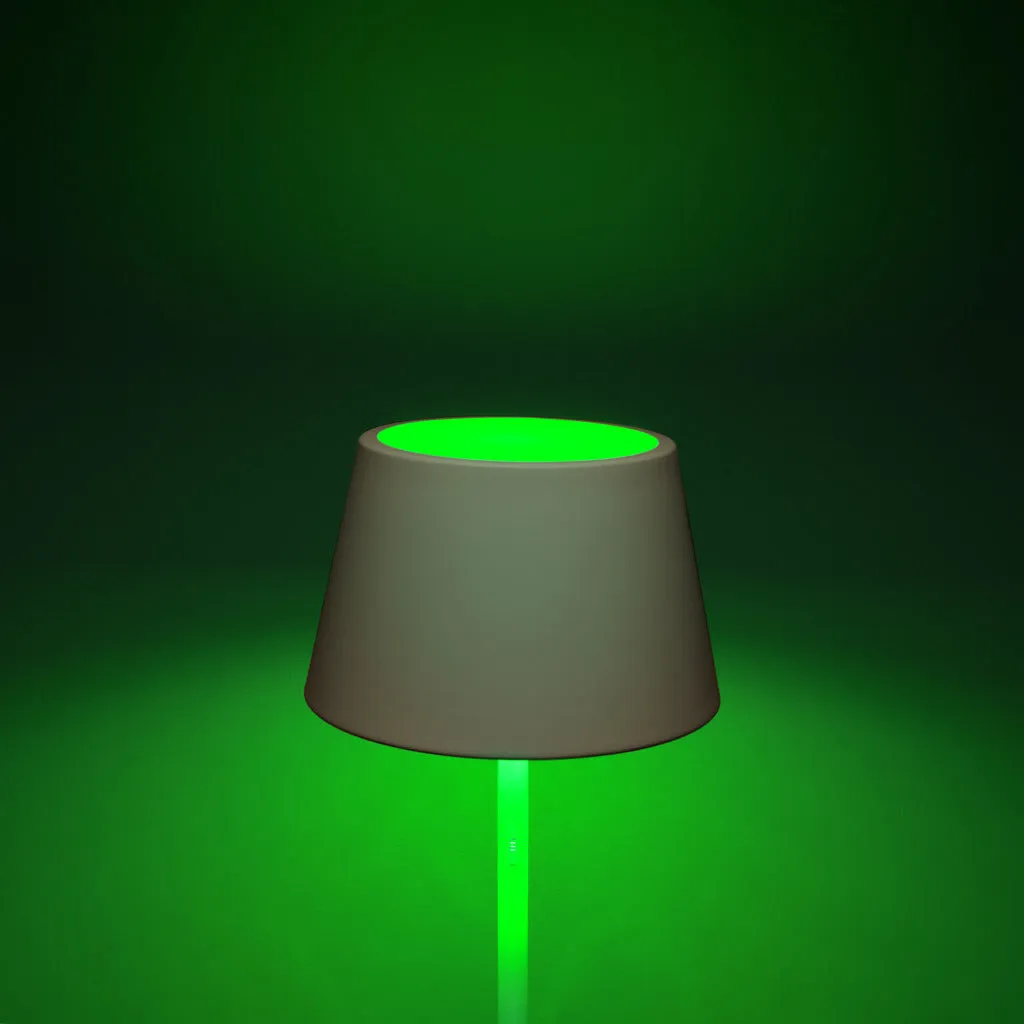 Konstsmide Pomezia Outdoor Colour Changing Floor Lamp White