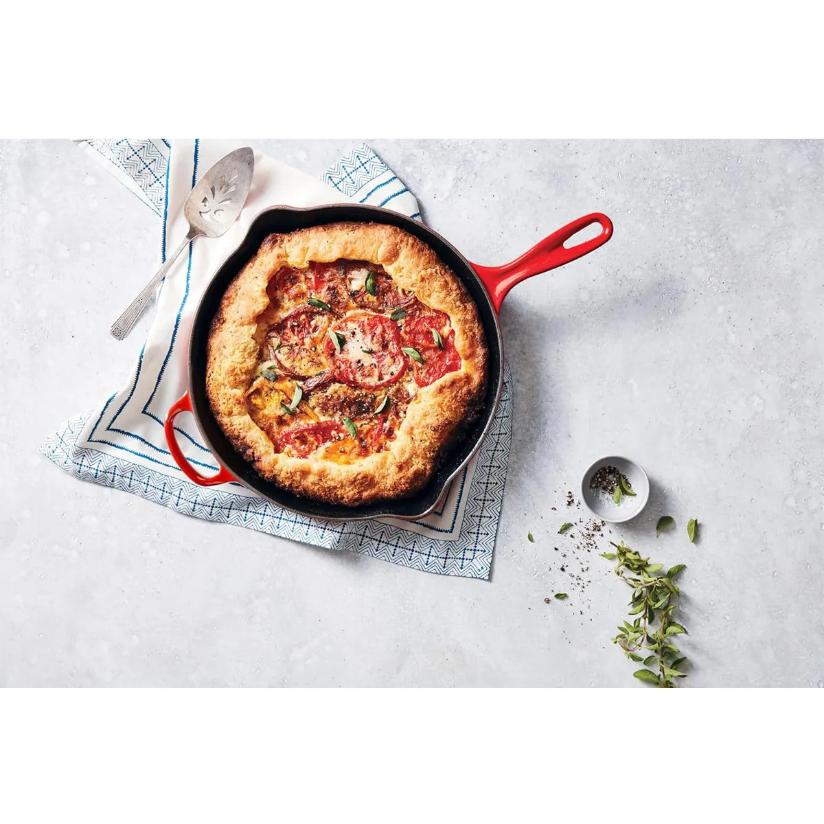 Le Creuset 11.75" (2-3/8 qt.) 11.75" Signature Iron Handle Skillet - Peche